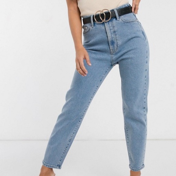 stradivarius mom jean